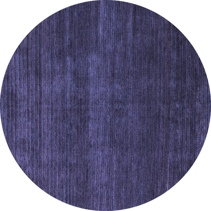 Round Machine Washable Abstract Blue Modern Rug, wshabs4688blu