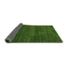 Sideview of Abstract Green Modern Rug, abs4688grn