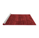 Modern Red Washable Rugs