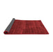 Abstract Red Modern Area Rugs