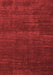 Abstract Red Modern Area Rugs