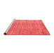 Modern Red Washable Rugs