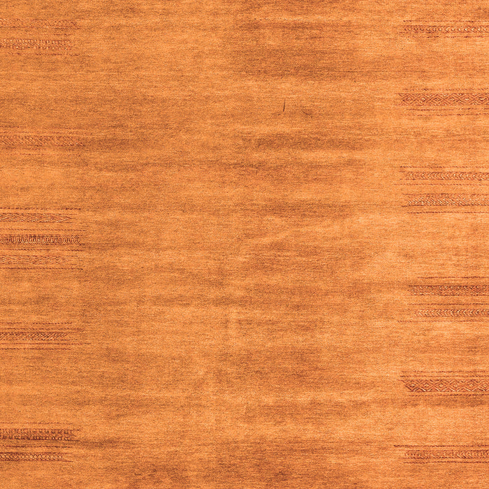 Square Abstract Orange Modern Rug, abs4689org