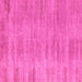 Square Machine Washable Abstract Pink Modern Rug, wshabs4689pnk