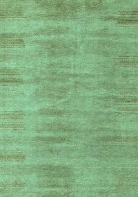 Abstract Turquoise Modern Rug, abs4689turq