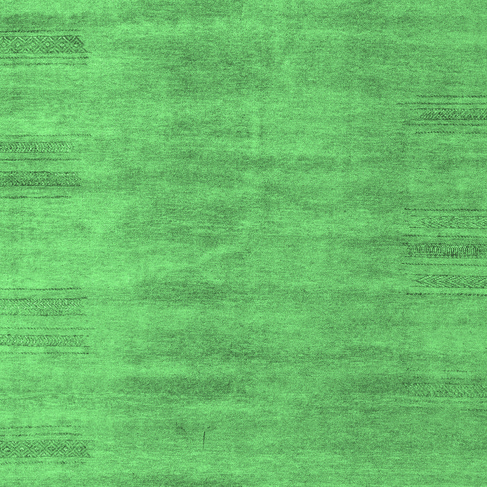 Abstract Emerald Green Modern Rug, abs4689emgrn