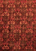 Machine Washable Abstract Orange Modern Area Rugs, wshabs468org