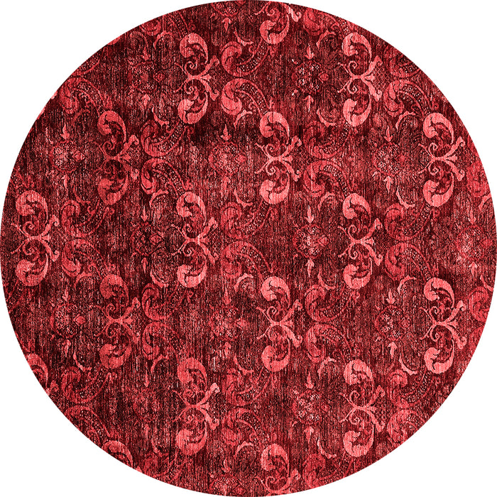 Machine Washable Abstract Red Modern Rug, wshabs468red
