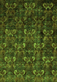 Abstract Green Modern Rug, abs468grn