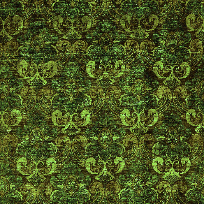 Abstract Green Modern Rug, abs468grn