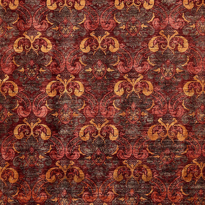 Machine Washable Abstract Dark Red Rug, wshabs468