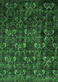 Abstract Emerald Green Modern Rug, abs468emgrn