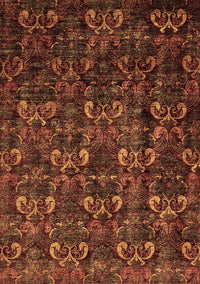 Abstract Brown Modern Rug, abs468brn