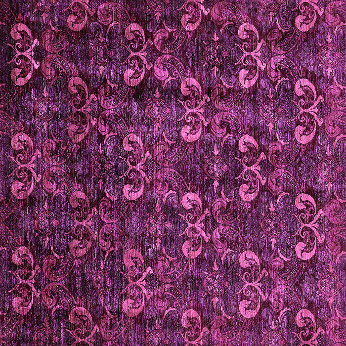 Square Abstract Purple Modern Rug, abs468pur
