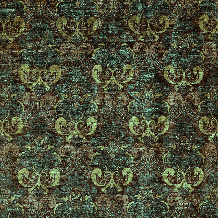 Abstract Turquoise Modern Rug, abs468turq
