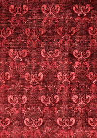 Abstract Red Modern Rug, abs468red