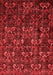 Abstract Red Modern Area Rugs