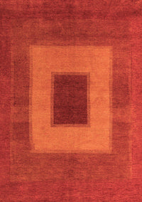 Abstract Orange Modern Rug, abs4690org