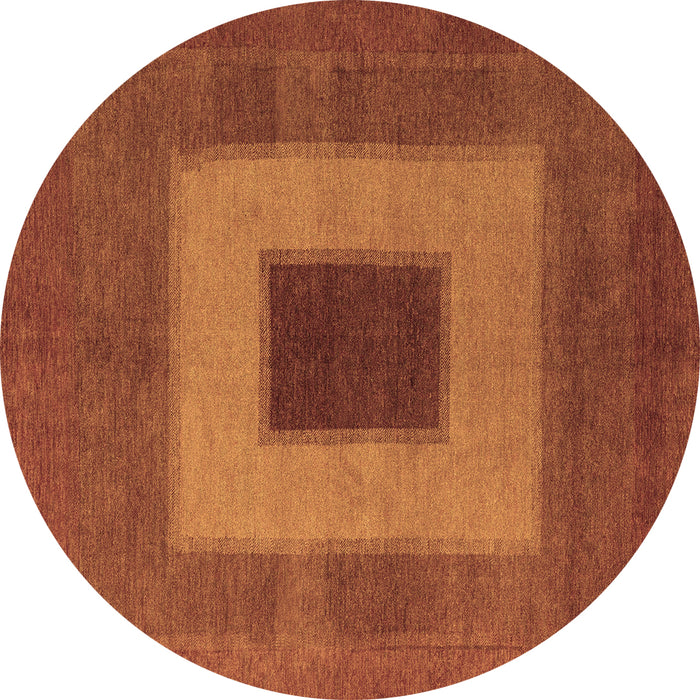 Round Machine Washable Abstract Brown Modern Rug, wshabs4690brn