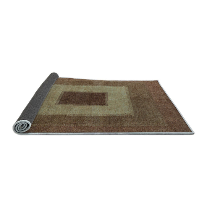 Sideview of Abstract Light Blue Modern Rug, abs4690lblu