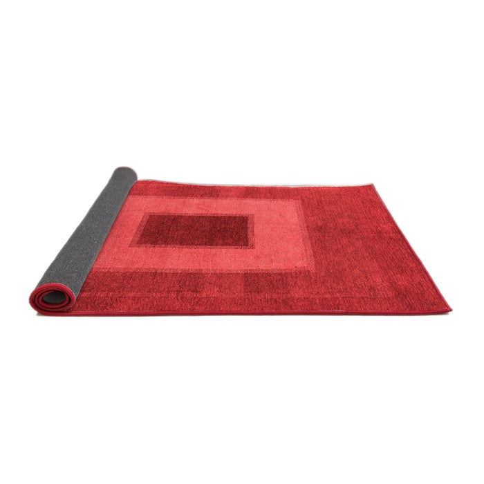 Abstract Red Modern Area Rugs
