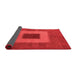 Abstract Red Modern Area Rugs