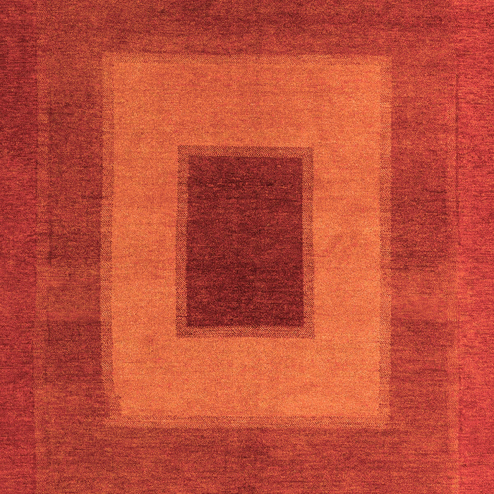 Machine Washable Abstract Orange Modern Area Rugs, wshabs4690org