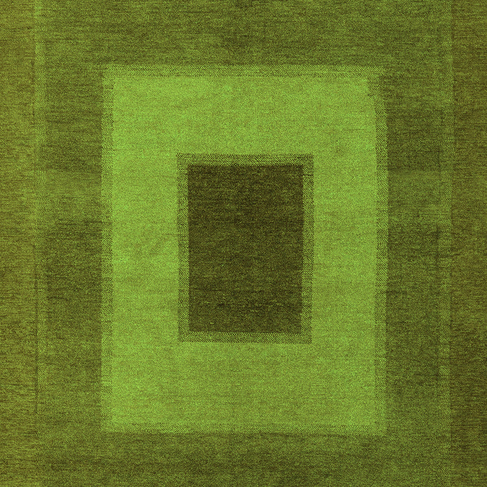 Machine Washable Abstract Green Modern Area Rugs, wshabs4690grn