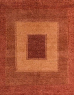 Abstract Red Modern Rug, abs4690
