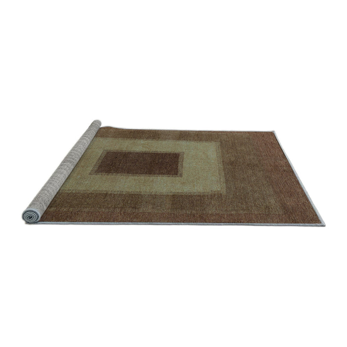 Sideview of Machine Washable Abstract Light Blue Modern Rug, wshabs4690lblu