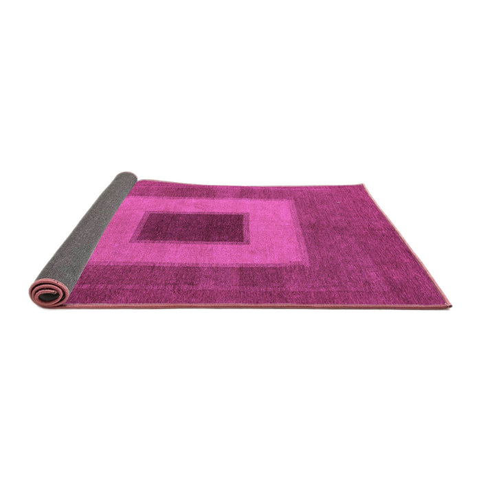Sideview of Abstract Purple Modern Rug, abs4690pur
