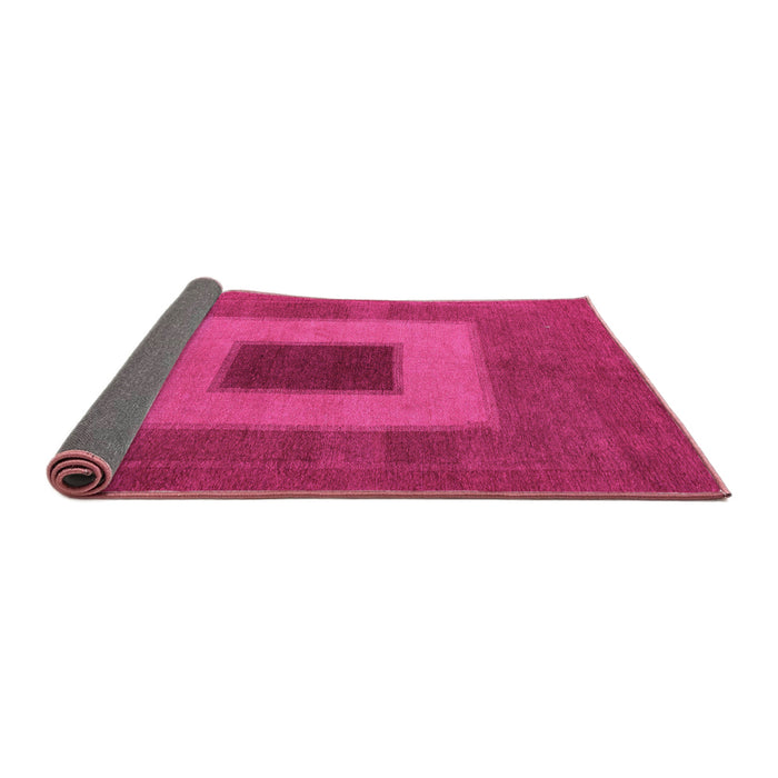 Sideview of Abstract Pink Modern Rug, abs4690pnk