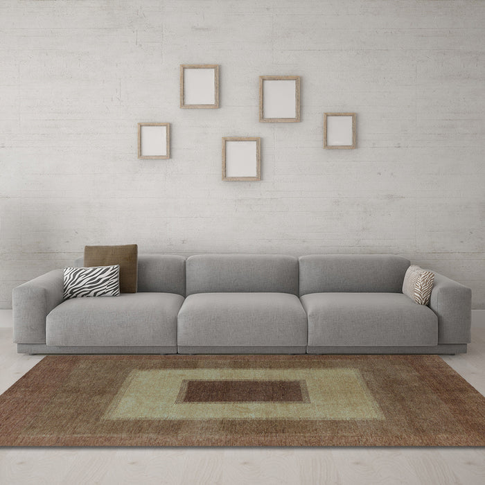 Machine Washable Abstract Light Blue Modern Rug in a Living Room, wshabs4690lblu