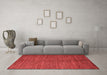 Modern Red Washable Rugs