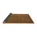 Sideview of Abstract Brown Modern Rug, abs4691brn