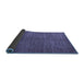 Sideview of Abstract Blue Modern Rug, abs4691blu