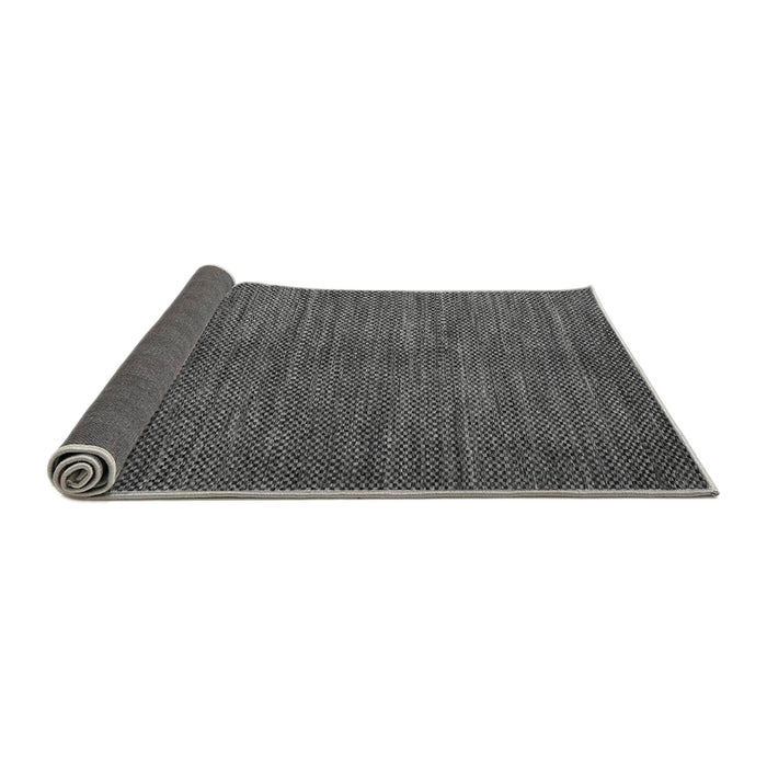 Sideview of Abstract Gray Modern Rug, abs4691gry