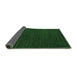 Sideview of Abstract Emerald Green Modern Rug, abs4692emgrn