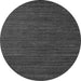 Round Abstract Gray Modern Rug, abs4692gry