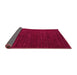 Sideview of Abstract Pink Modern Rug, abs4692pnk