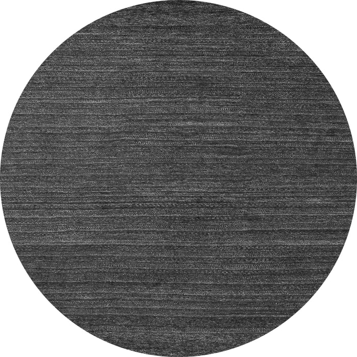 Round Machine Washable Abstract Gray Modern Rug, wshabs4692gry