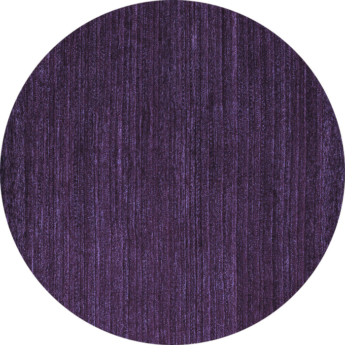 Round Abstract Blue Modern Rug, abs4692blu
