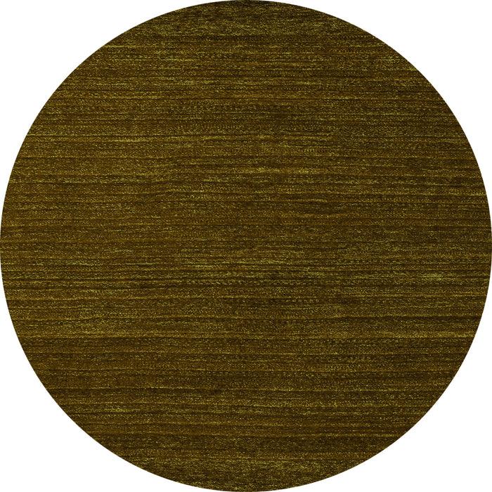 Round Machine Washable Abstract Green Modern Area Rugs, wshabs4692grn
