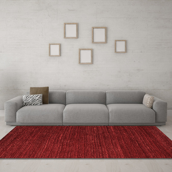 Machine Washable Abstract Brown Modern Rug in a Living Room,, wshabs4692brn