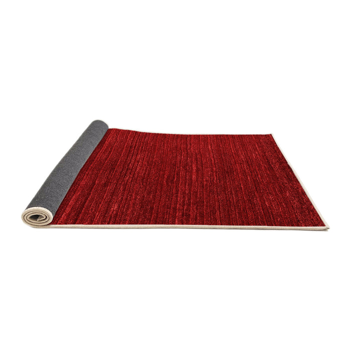 Sideview of Abstract Orange Modern Rug, abs4692org