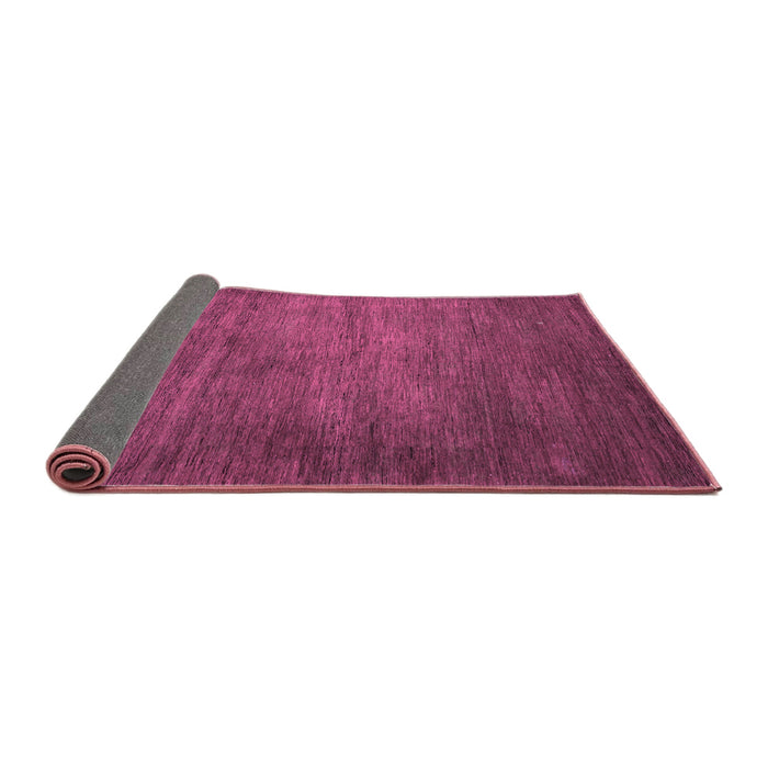 Sideview of Abstract Purple Modern Rug, abs4693pur