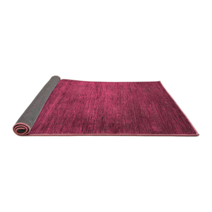 Sideview of Abstract Pink Modern Rug, abs4693pnk