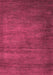 Machine Washable Abstract Pink Modern Rug, wshabs4693pnk