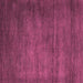 Square Machine Washable Abstract Purple Modern Area Rugs, wshabs4693pur