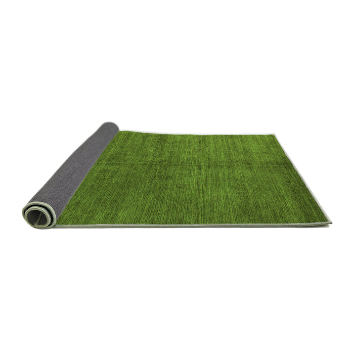 Sideview of Abstract Green Modern Rug, abs4694grn
